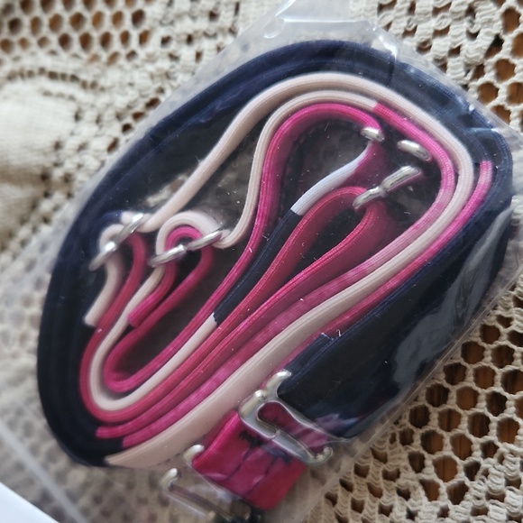 DYNK, NWT, Women's Swimsuit 🩱 Top, Size Large, Pink, Navy - Picture 8 of 12